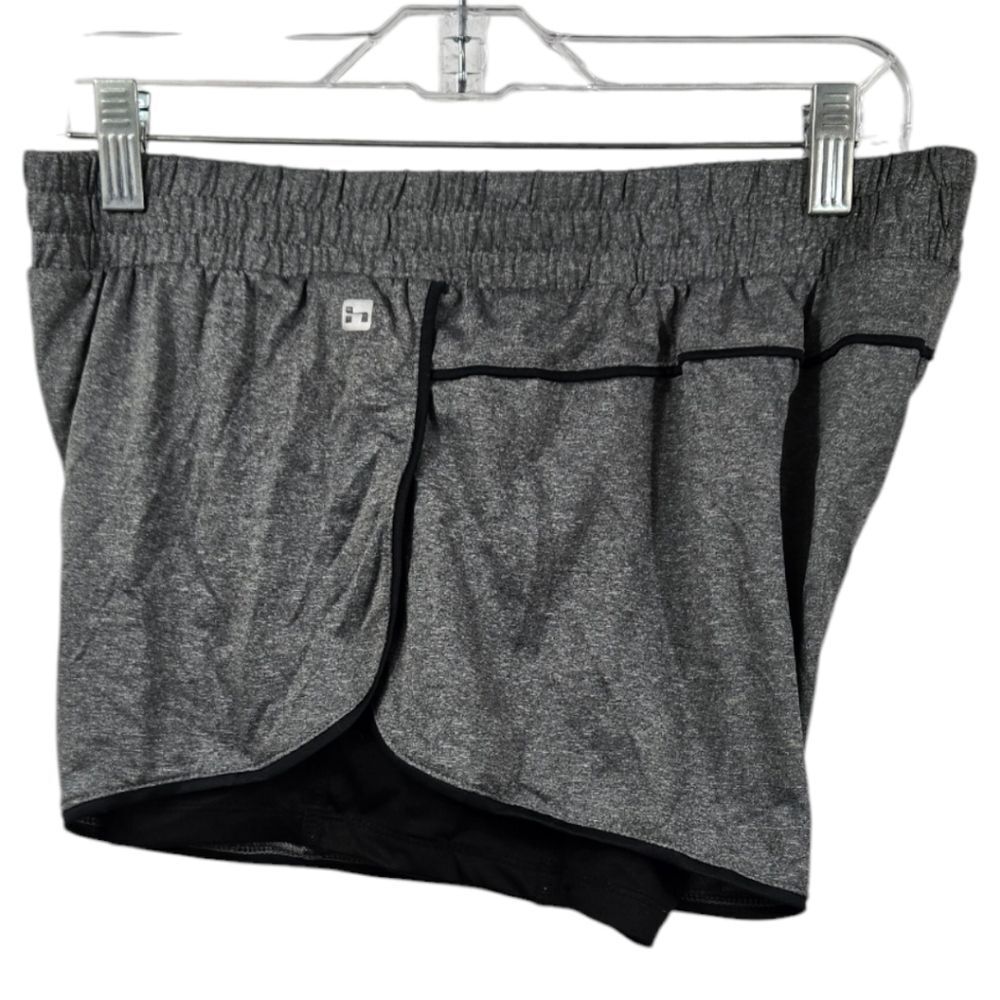 Hind Women's Flyaway Short Gray Tennis Padel Athletic Workout Training Running